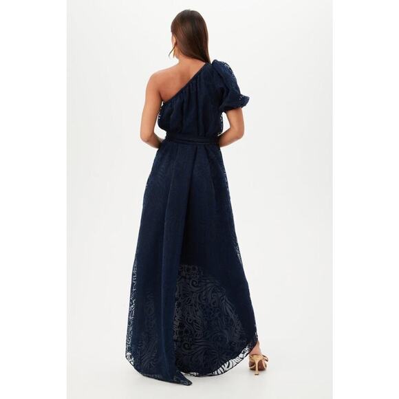 Trina Turk Navy Afloat Dress M Medium NWT $398 - Picture 2 of 9